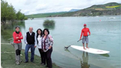 (Castellano) El embalse de Alloz, centro del  deporte acuático en Tierra Estella